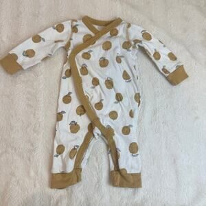 Little Planet Carters 3 Months Kimono Romper Sleeper Outfit Apple Gender Neutral